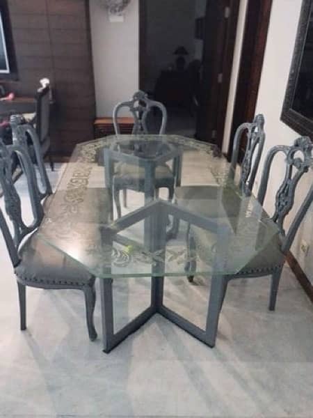Dining table / 6 Seater dining table / Dining table with 6 chairs 3