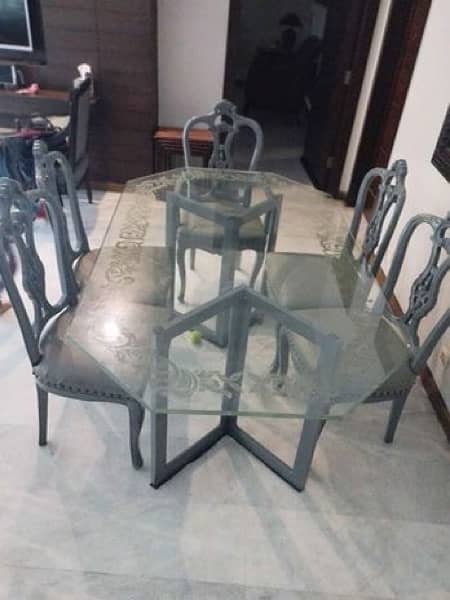 Dining table / 6 Seater dining table / Dining table with 6 chairs 4