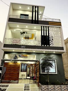 (40 Feet Road) Brand New West Open 120 Sq Yards Double Storey House In Reasonable Rates For Sale