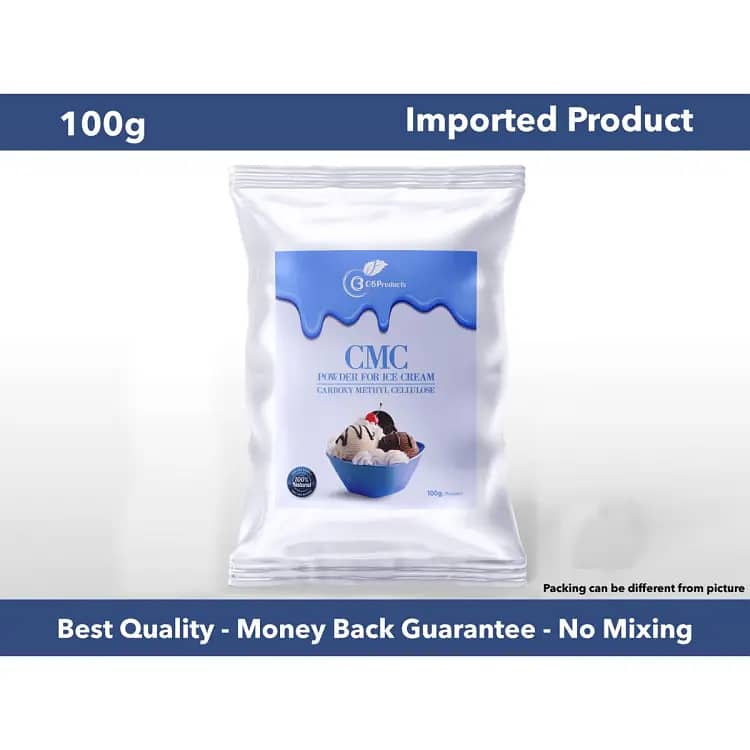 GMS & CMC Powder For Baking & Ice Cream (100g Each) ice candy freezer 0
