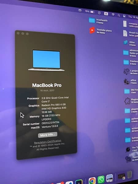macbook 2017 i7 CTO model for sale 2