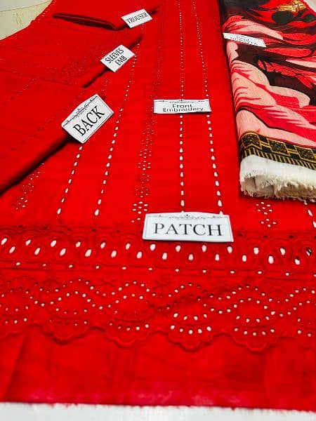 3 pc suit /lawn embroidery suit /lawn duppata suit /women collection 3