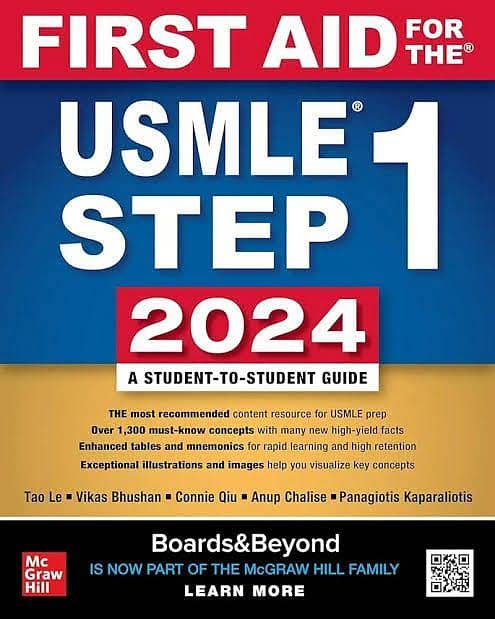 First Aid USMLE Step 1 2024 edition 0