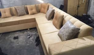 L shape corner sofa new