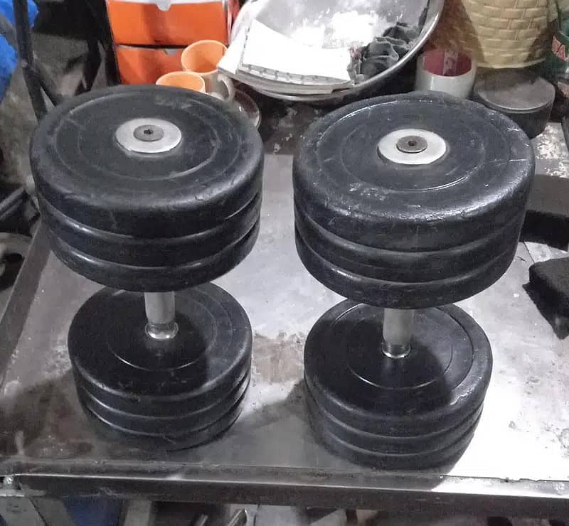 Rubber Coated Dumbells|Dumbells Weights Set|Gym Equipment 1