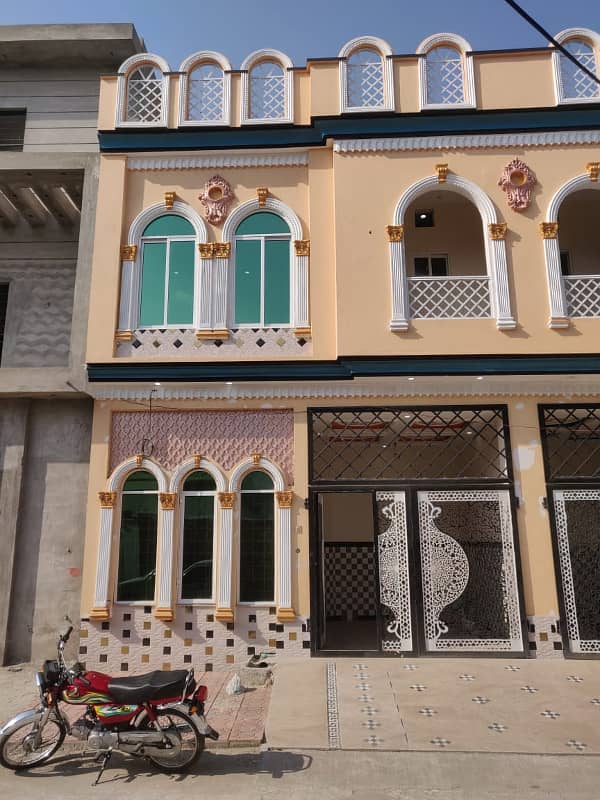 3 Marla Brand New House Is Available For Sale In Rehman Garden Housing Scheme Canal Road Near Jallo Lahore 0