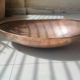 Handmade Vanity Copper Basin and Bowl 0