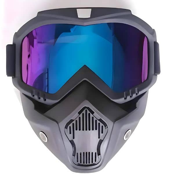 Motorcycle Dust proof Glasses And Face Mask 0