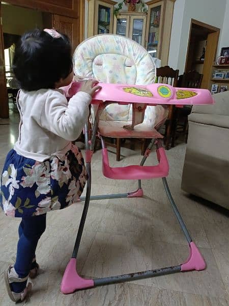 baby high chair with music. for sale 2