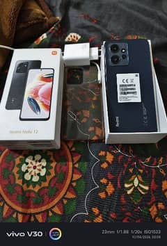 8/256 Redmi Note 12 only 5 month use full box 0