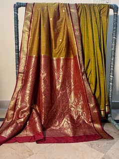 silk banarsi saree new