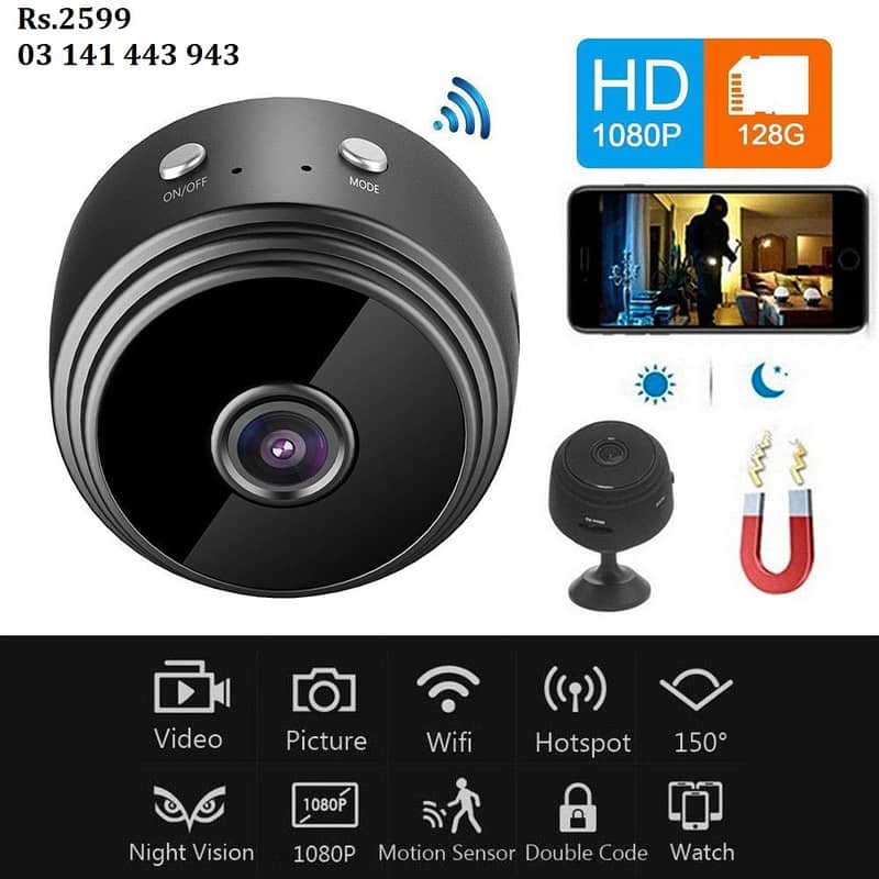 Wifi Mini Security Camera 1080p Full Hd Camera 16