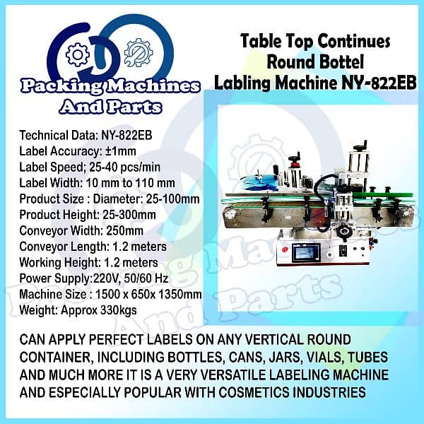 Expiry Date Printer Labeling Machine Packing Machine 12