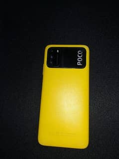 POCO M3 with box and charger  6Ram128memory 6000 battey 10/9 condition