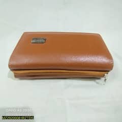 Ladies Leather Hand Clutch