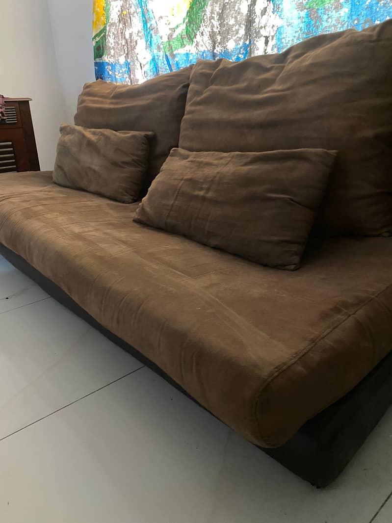 Suede Imported Sofa couch 2