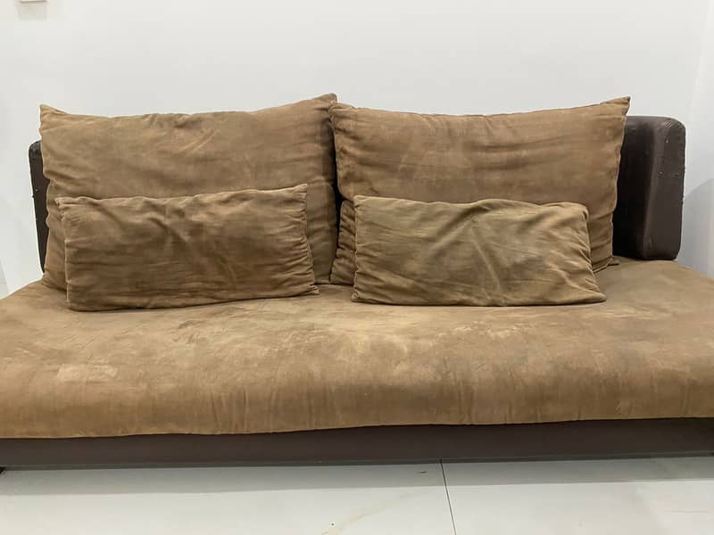 Suede Imported Sofa couch 5