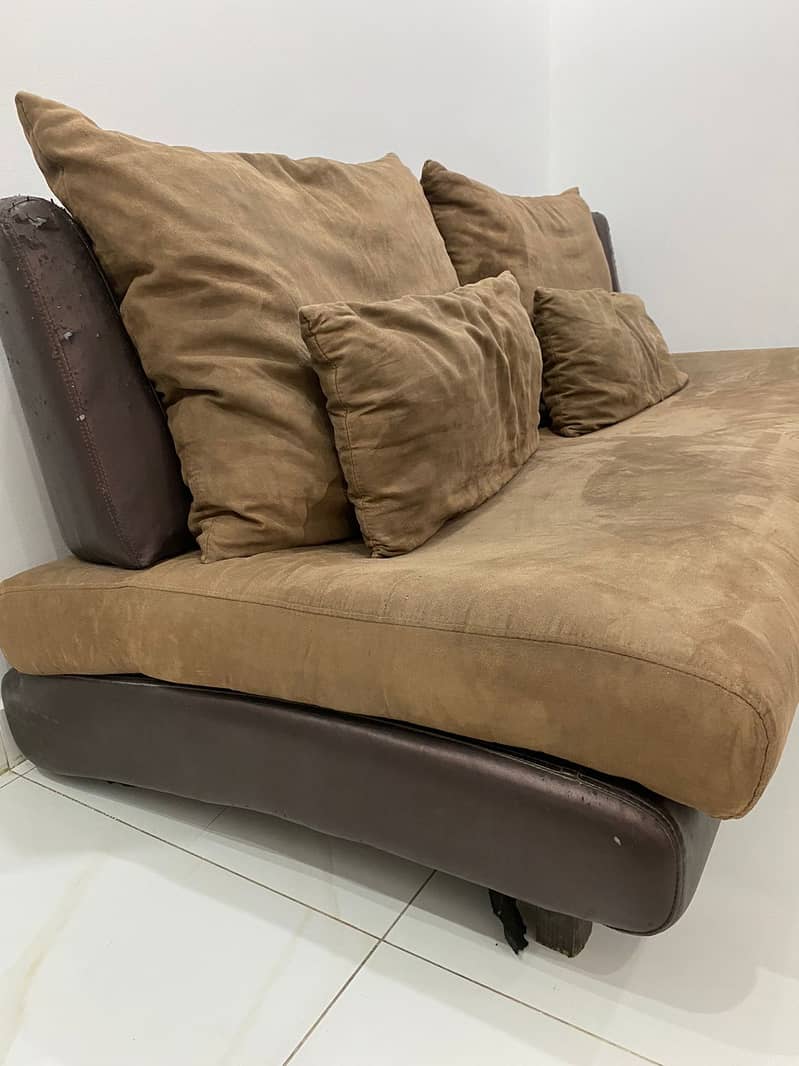 Suede Imported Sofa couch 8