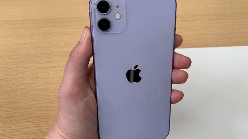 apple iphone 11, purple, 64 gb, pta approved, dual physical sim 0