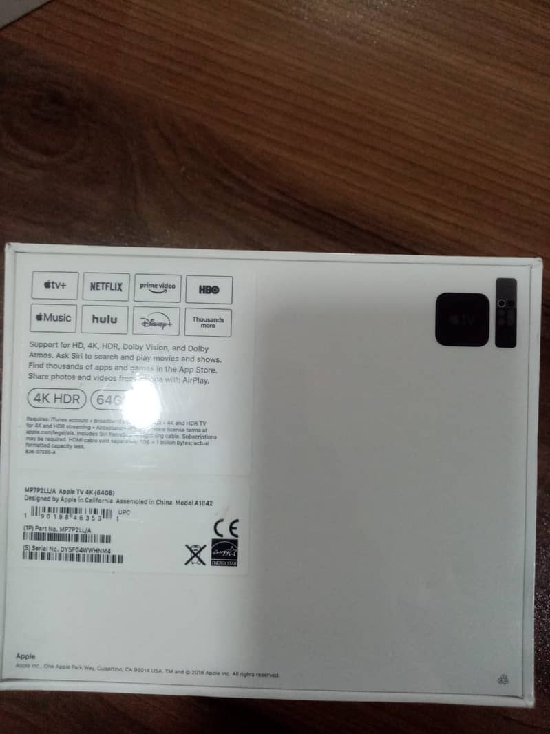 Apple TV 4K HDR 64GB pinpack 3