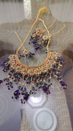 Necklace,tika,jhumar & earrings 0