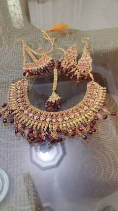 necklace,tika,jhumar