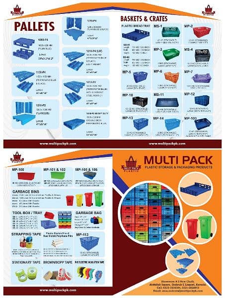 Plastic pallets plastic Baskets creats 0