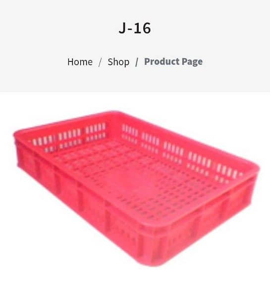 Plastic pallets plastic Baskets creats 8