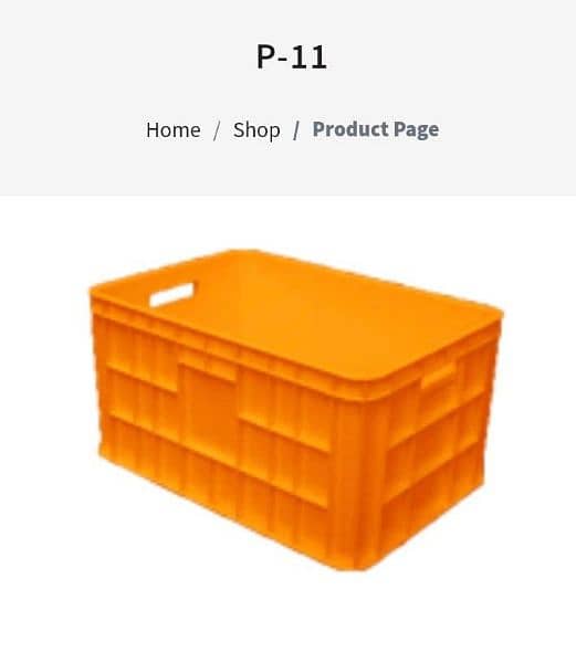 Plastic pallets plastic Baskets creats 10