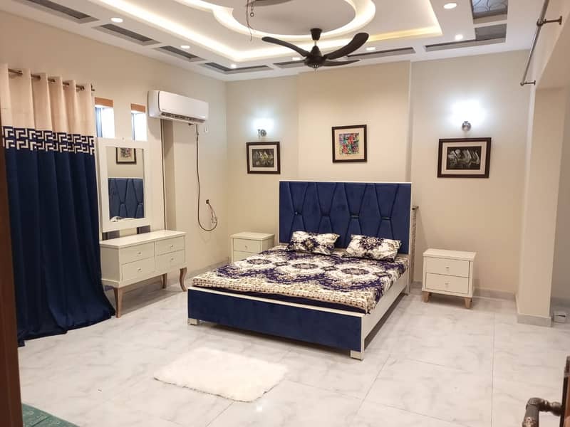 furnished portion for rent in johar town lahore( Daily weekly monthly) 10