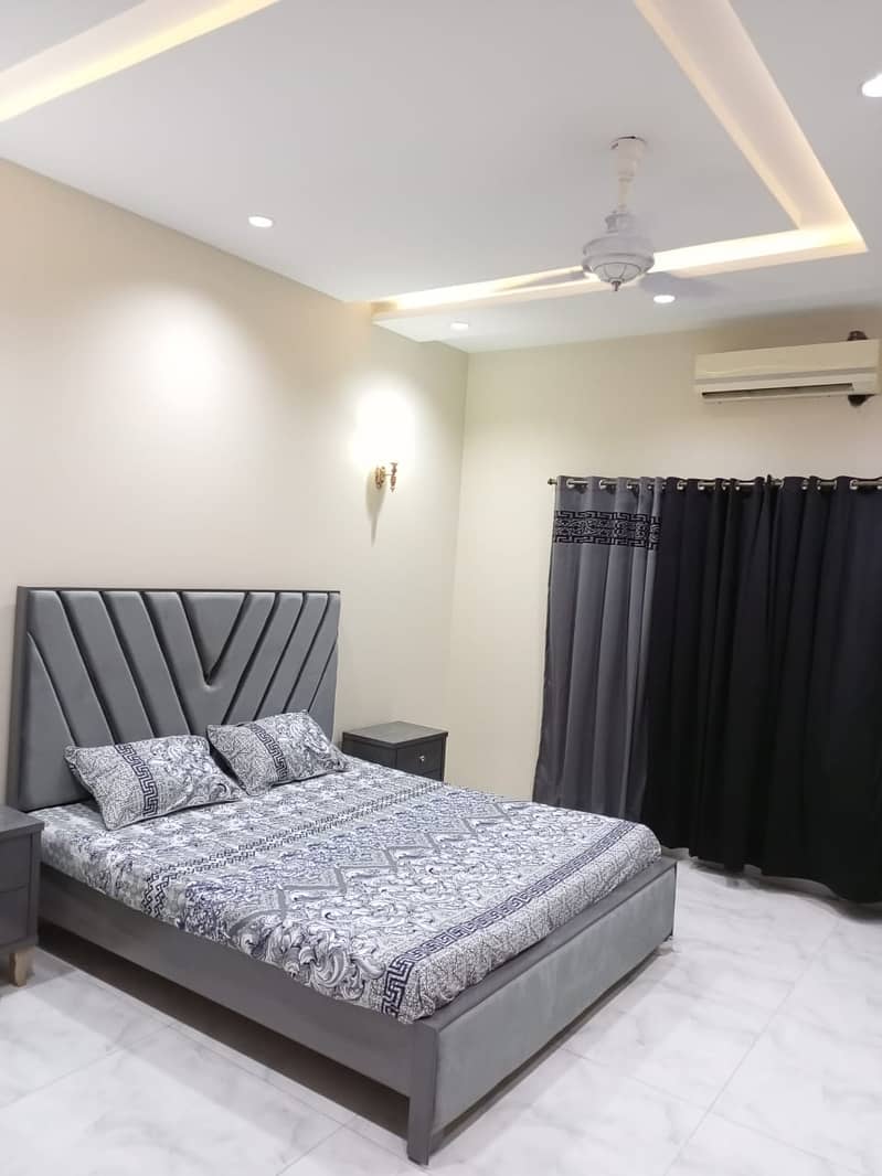 furnished portion for rent in johar town lahore( Daily weekly monthly) 11