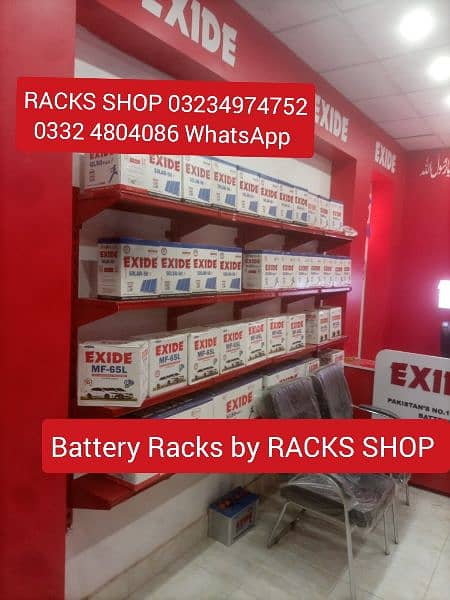 Battery Racks/ wall racks/ storage Racks/ store racks/ Baskets/Trolley 3