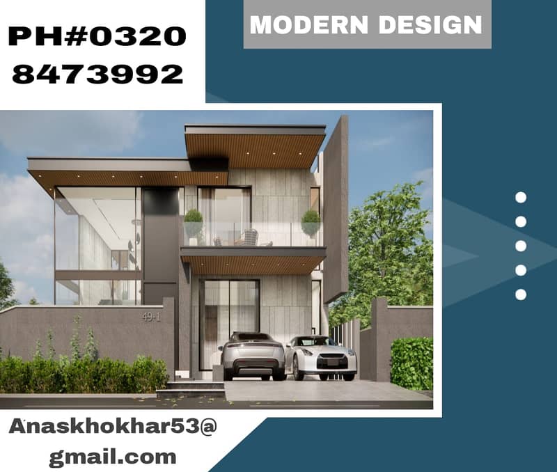 Architecture Interior/Office Design/Home Design/Map/2D 3D Naqsha 0