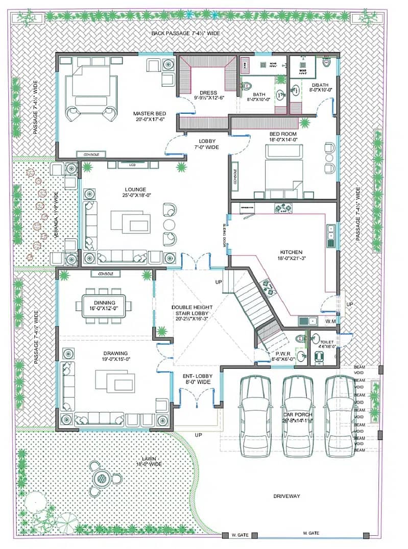 Architecture Interior/Office Design/Home Design/Map/2D 3D Naqsha/Room 3