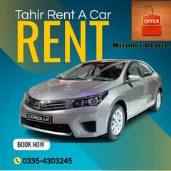 Tahir Rent A Car Without Drivers 03354303245 0