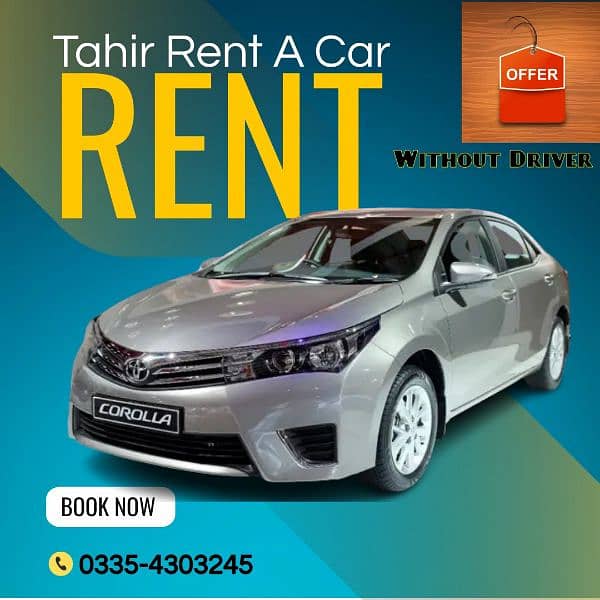 Without Drivers / Tahir Rent A Car 03354303245 1