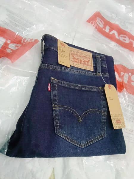 Levis denim jeans pent exported 511 4