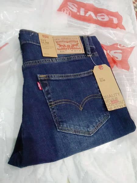 Levis denim jeans pent exported 511 5