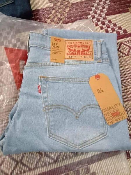 Levis denim jeans pent exported 511 7