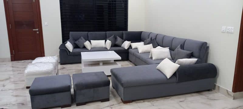 sofa set / 6 seater sofa set / velvet sofa / SIX  seater sofa / Sofa 10