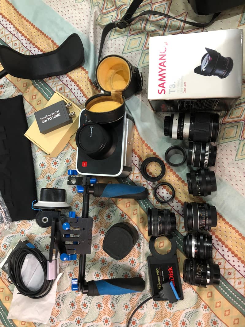 Blackmagic Production Camera 4k with All accesories 5