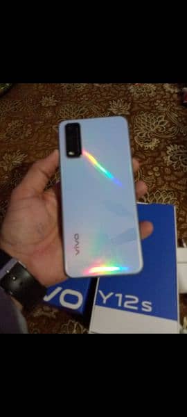 Vivo y12s with box complete aceseris 2