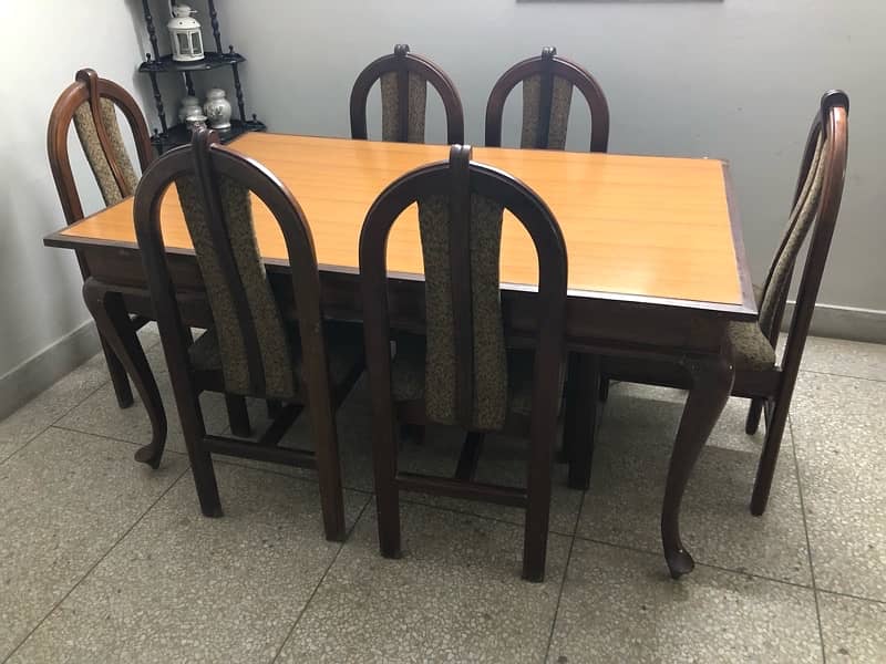 wooden dining table 2