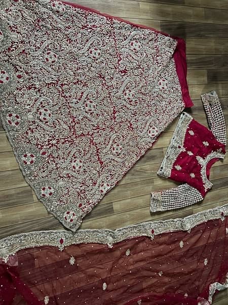 baraat dress (mehroon) (medium) 8