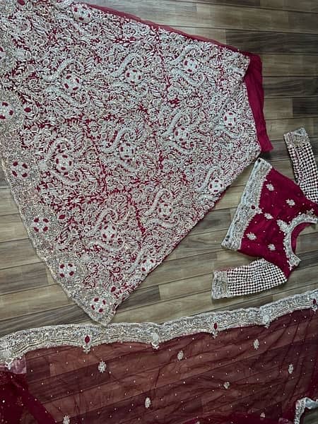 baraat dress (mehroon) (medium) 11