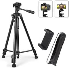 3366 Aluminium Tripod Stand (55-Inch) and Mobile Phone GIMBAL