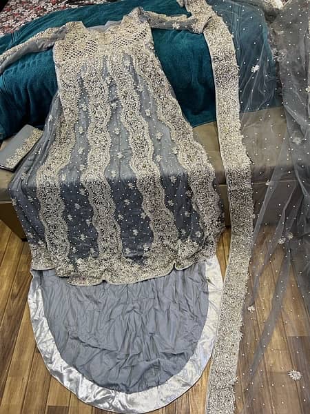 walima dress (gray)(medium) 4