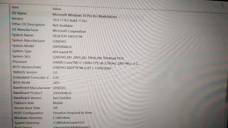 Lenovo Thinkpad E570 i7 7th gen with 2gb graphics card Gaming Laptop 10