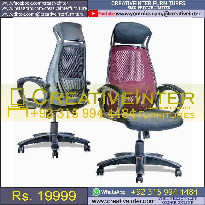 Office chair table study desk guest sofa visitor executive mesh gaming 3