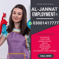 Domestic staff Provider (Maids, Nanny, Cook, Driver, Attendent etc) 0